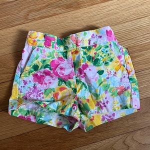 Janie and Jack Floral Shorts size 3-6 Months